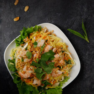 Salade de mangue verte aux crevettes